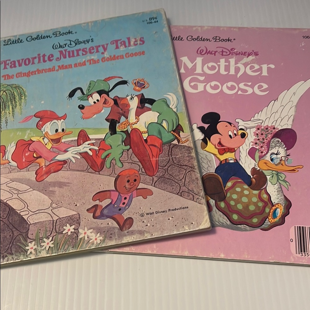 Disney Little Golden Books - Colorful Nursery Tales and Mother Goose
